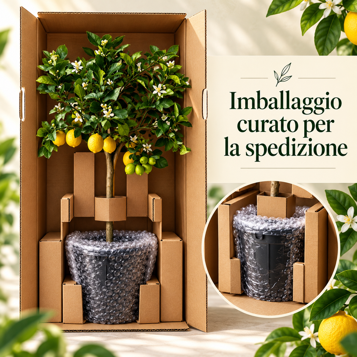 Limone Zagara Bianca Alberello - Citrus limon