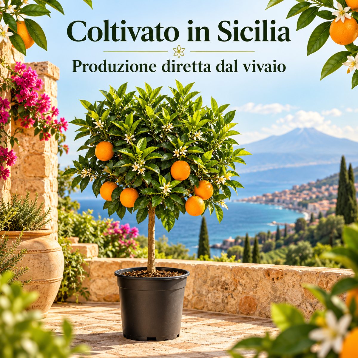 Arancio Navelina Alberello - Citrus sinensis