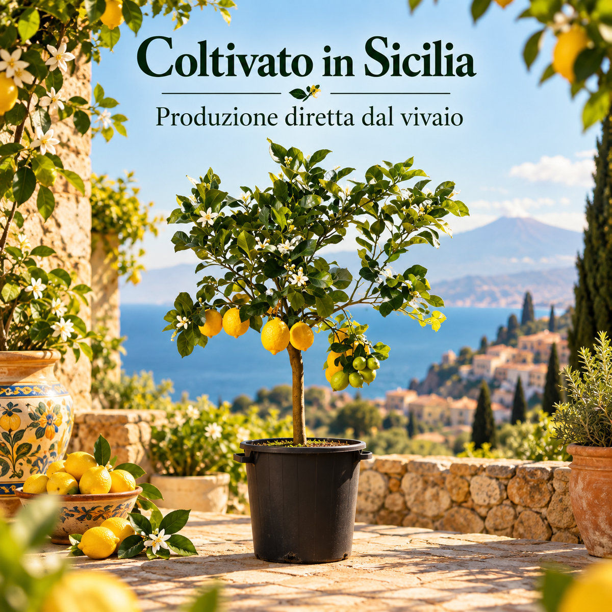Limone Zagara Bianca Alberello - Citrus limon