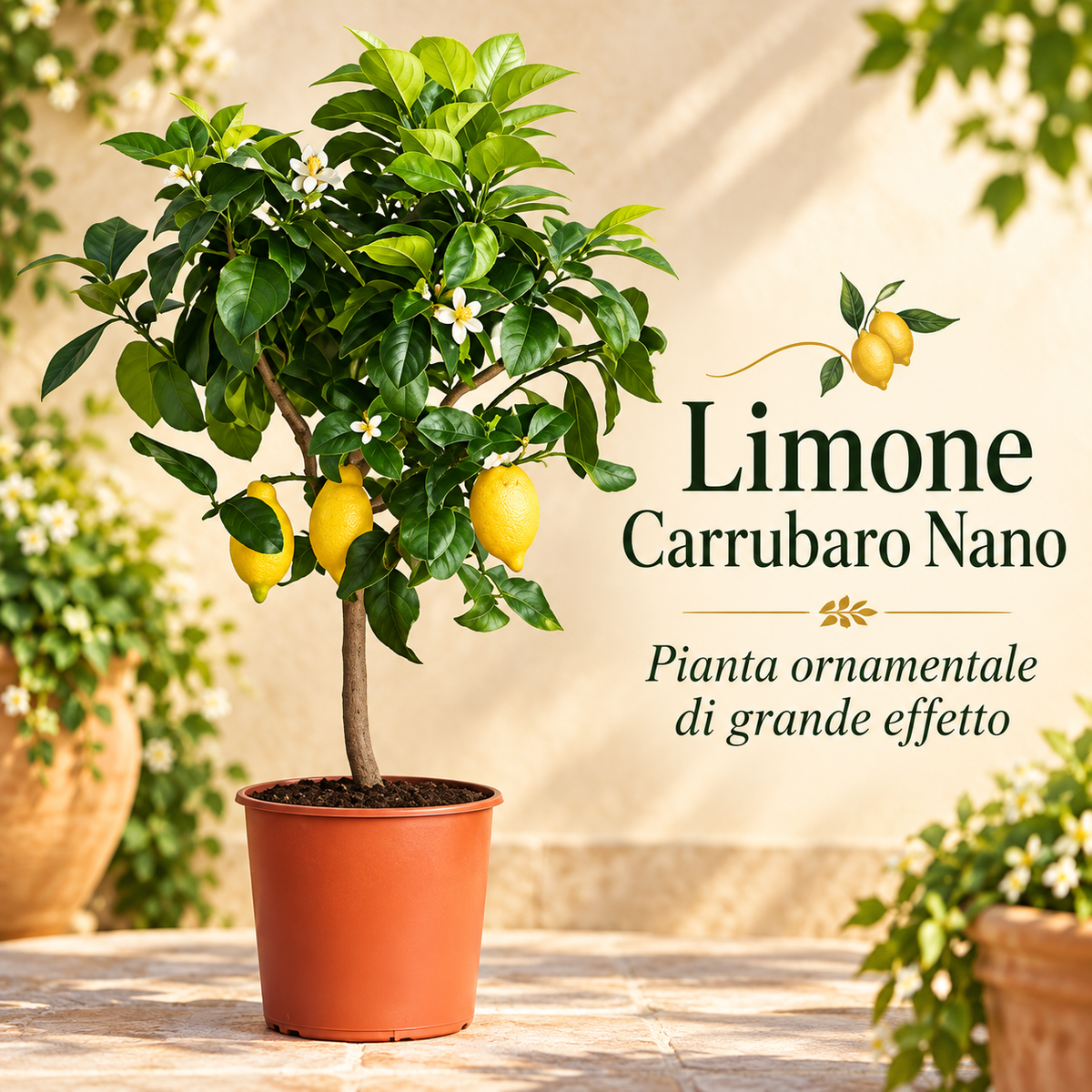 Limone Carrubaro Nano - Citrus limon